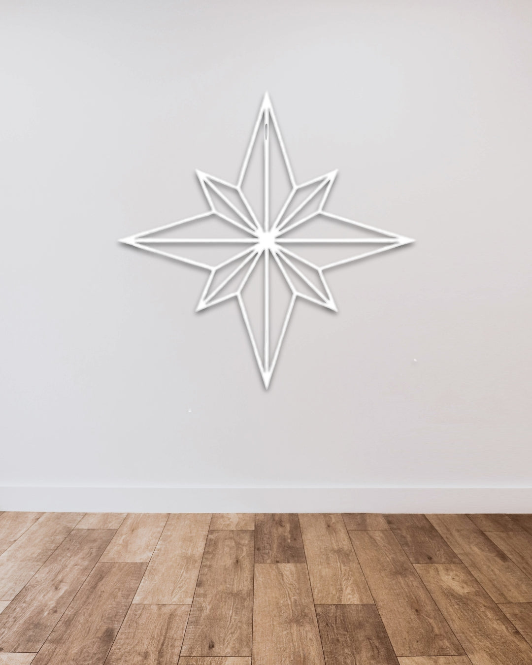 Shining Christmas Star Wall Art