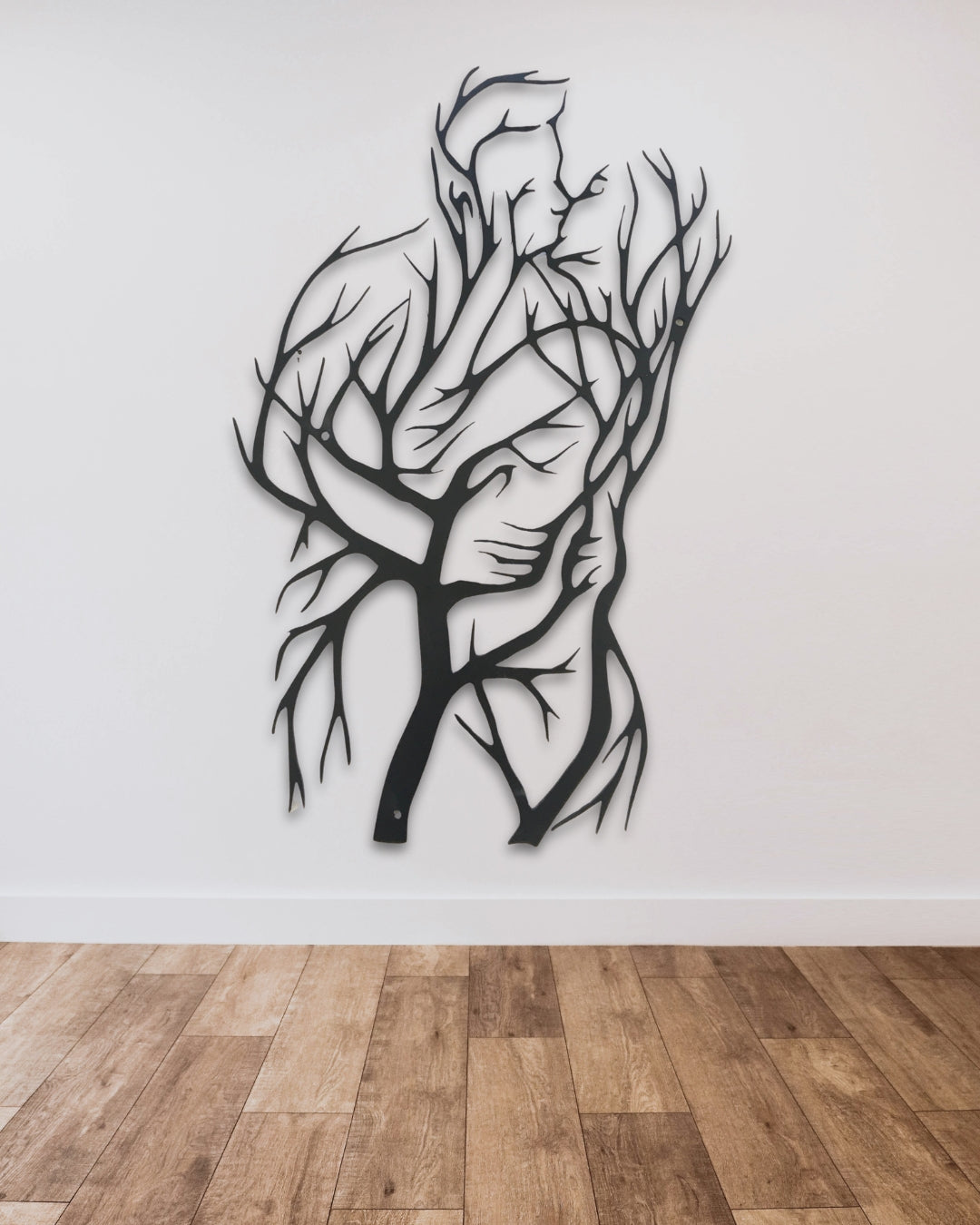 Loving Couple Silhouette Wall Art